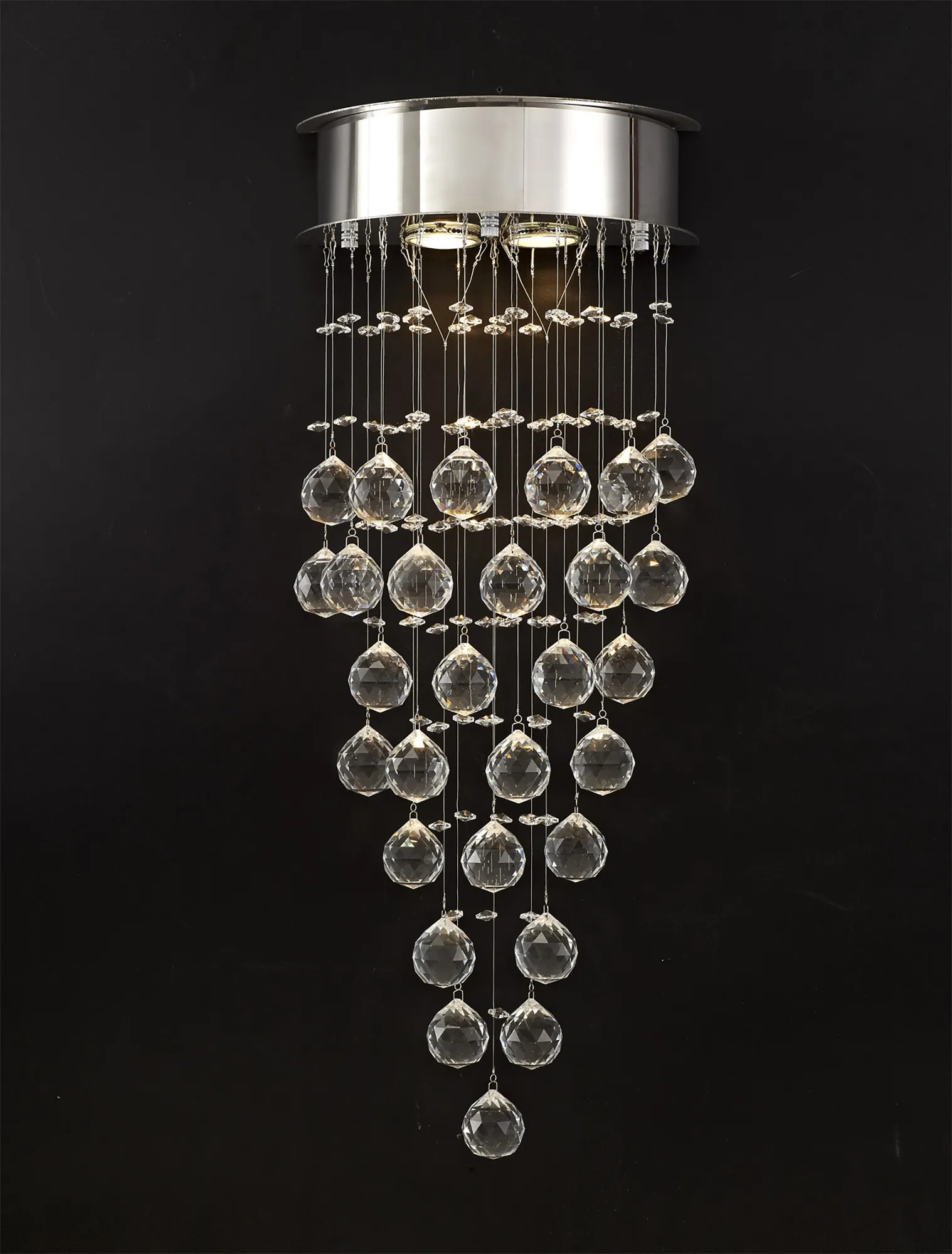 IL30786  Colorado Crystal Wall Lamp 2 Light